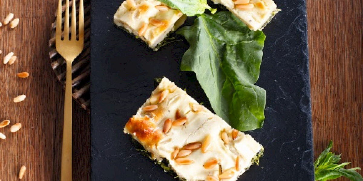 Spinat-Feta-Lasagne